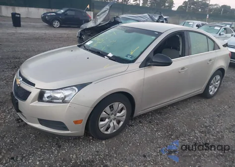 2012 Chevrolet Cruze Ls из США, поврежденный, VIN 1G1PC5SH4C7143060